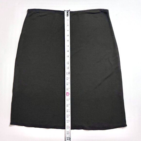 Vtg 90s Y2K Old Navy Stretch Pencil Skirt Witchy Whimsigoth Capsule Grunge Black - Picture 10 of 10